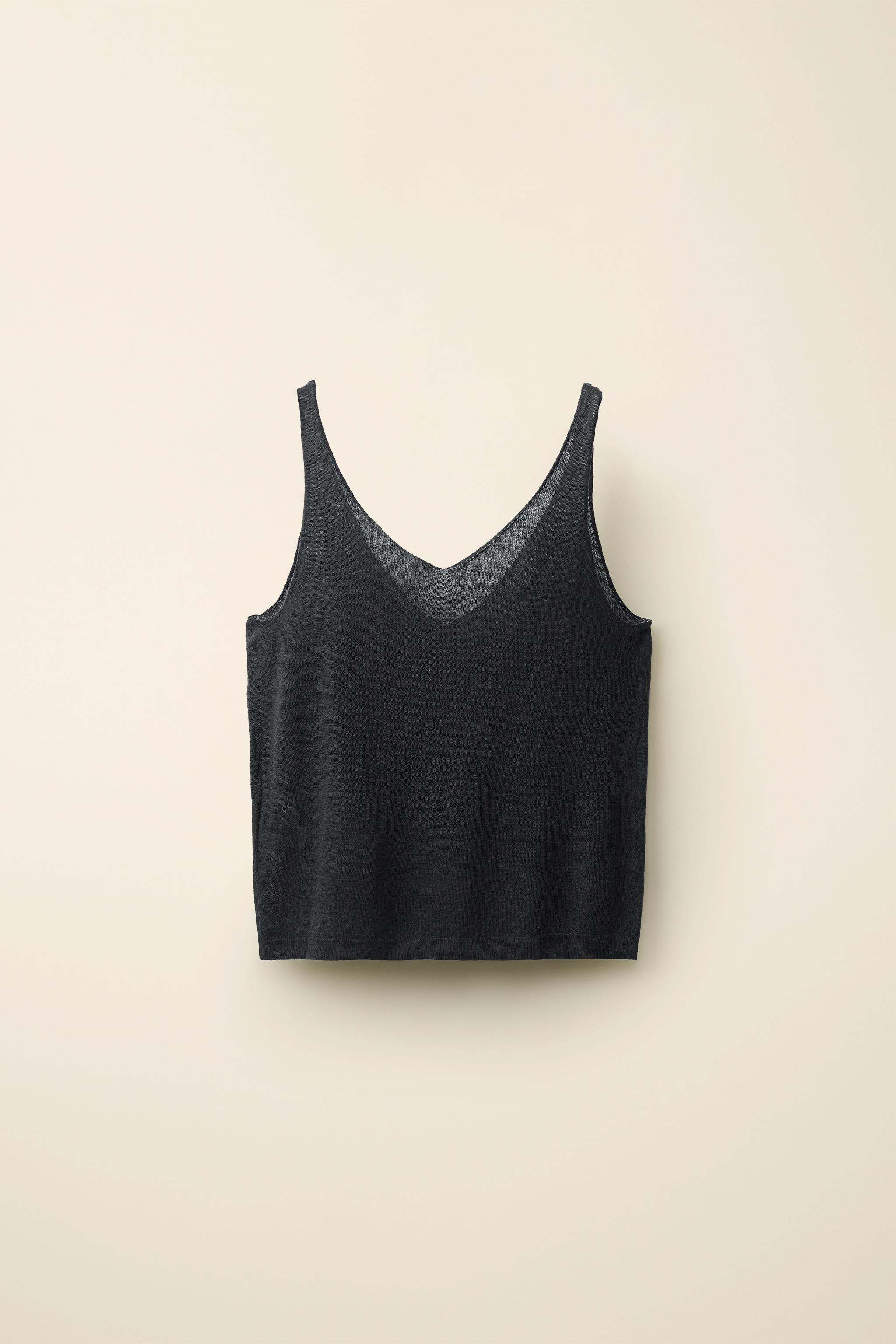 KNIT STRAPPY TOP CREATED BY CARAMEL LONDON X ZARA